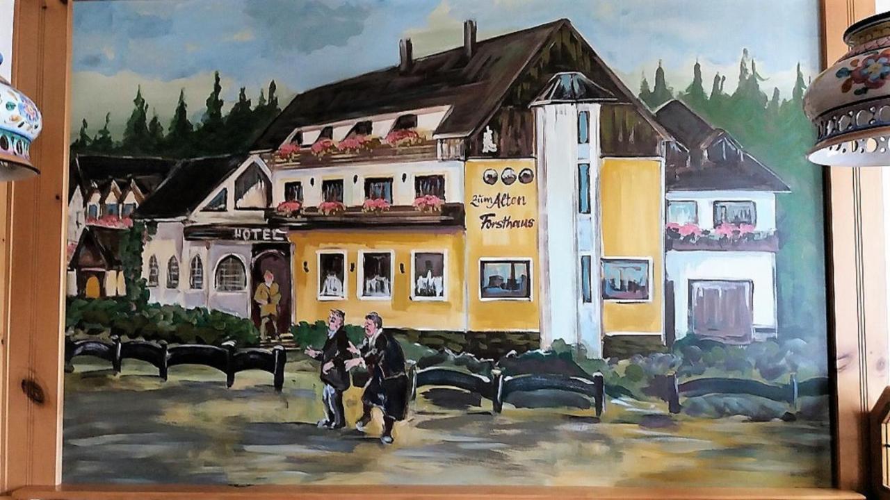 Land-Gut-Hotel Zum Alten Forsthaus - Aufladestation Fuer Elektroautos 후트겐발트 외부 사진